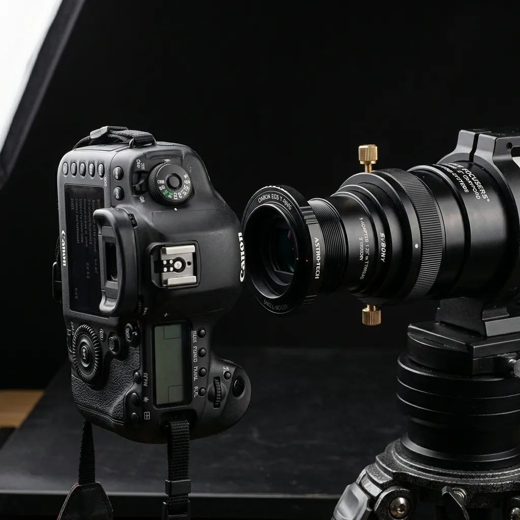 Adaptador de câmera para astrofotografia com Edge HD